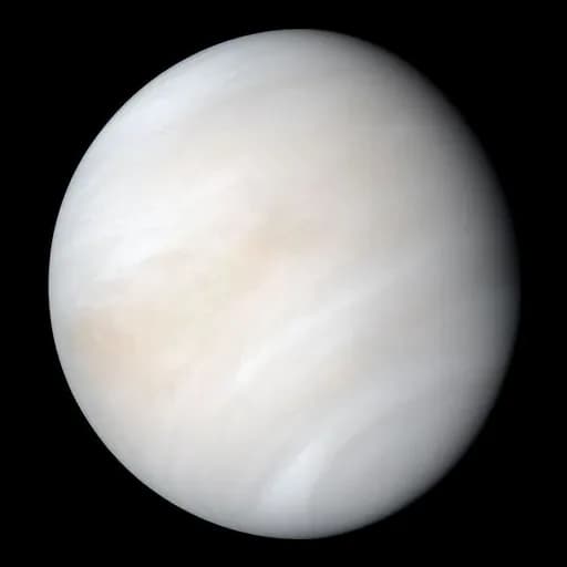 Венера и облачната ѝ покривка, снимка от сондата Mariner 10